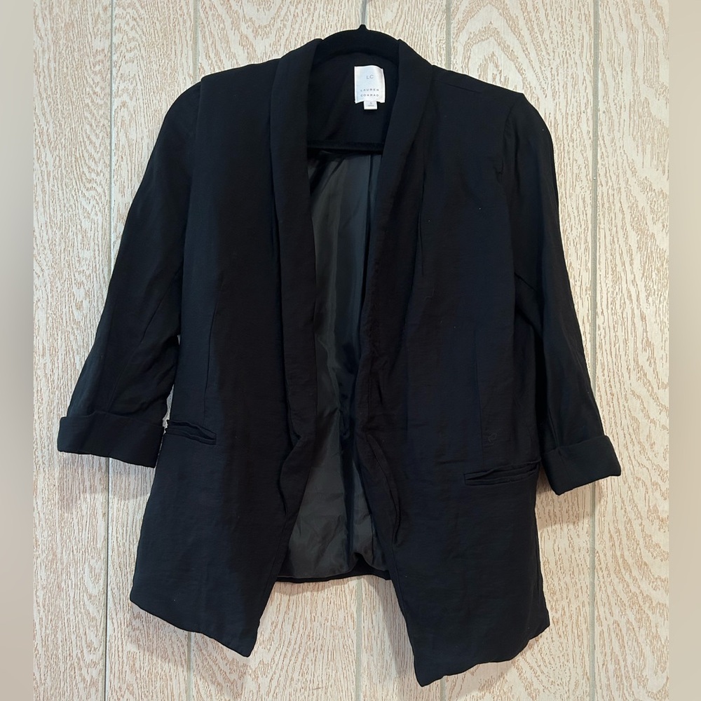 LC Lauren Conrad Women’s Small Black Blazer
